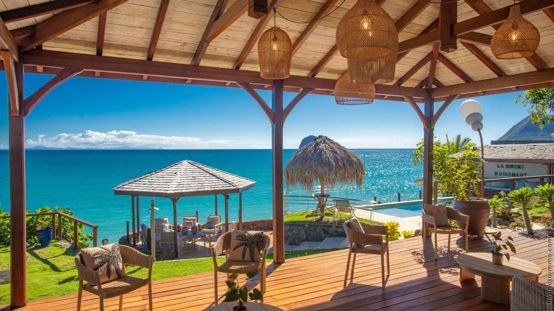 La Sirene Du Diamant, Villa De Luxe Sur La Plage,18 Personnes Le Diamant