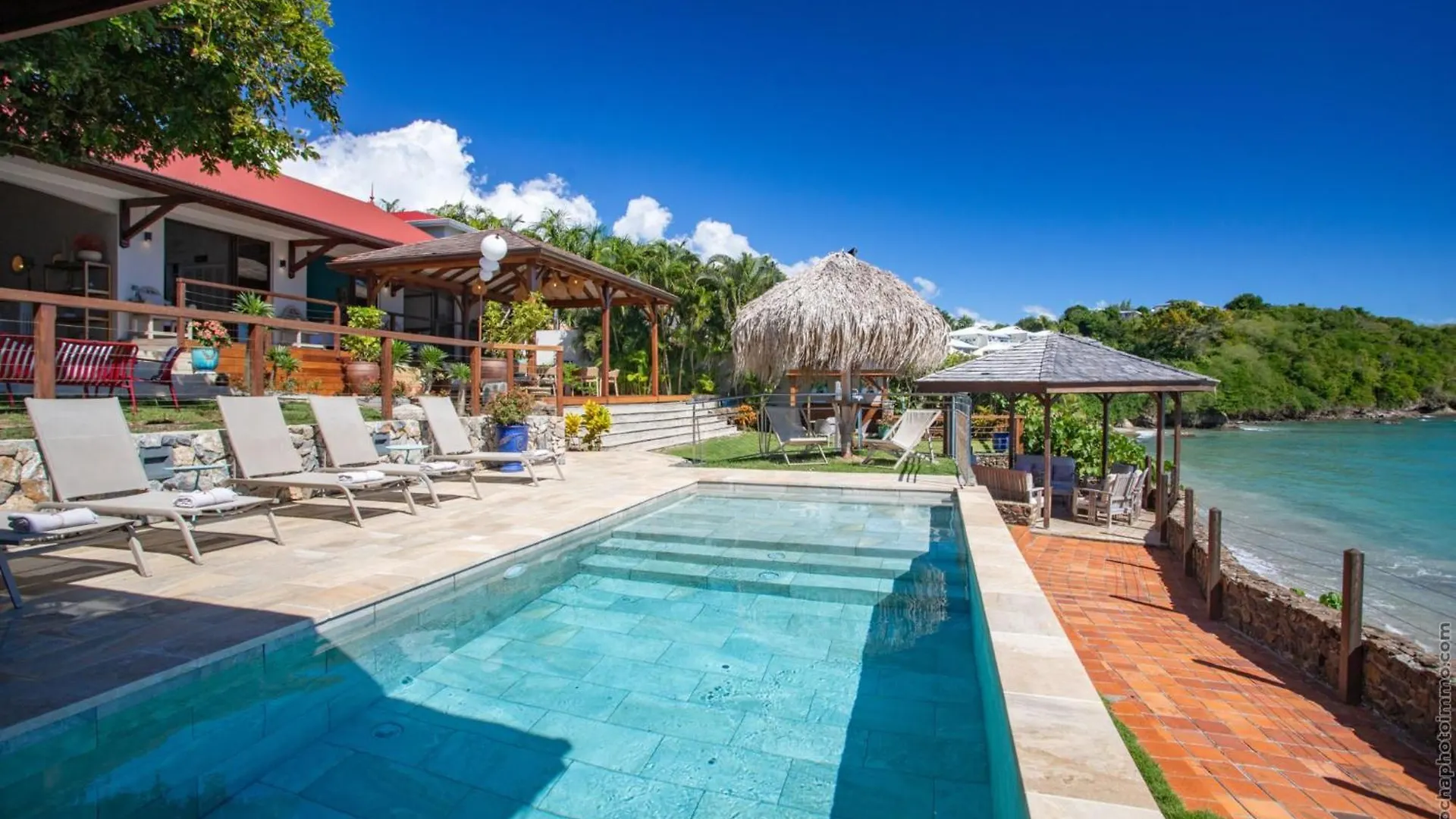 La Sirene Du Diamant, Villa De Luxe Sur La Plage,18 Personnes Le Diamant